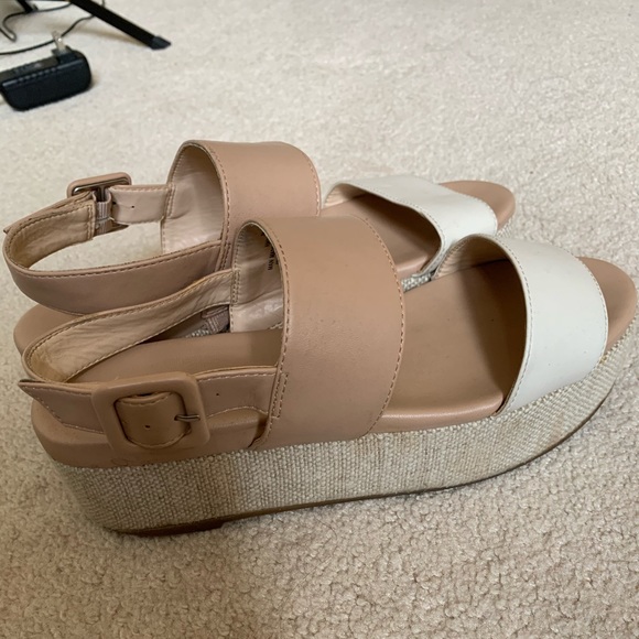 SOLD Nine West Leather Espadrille Sandals - Picture 3 of 3